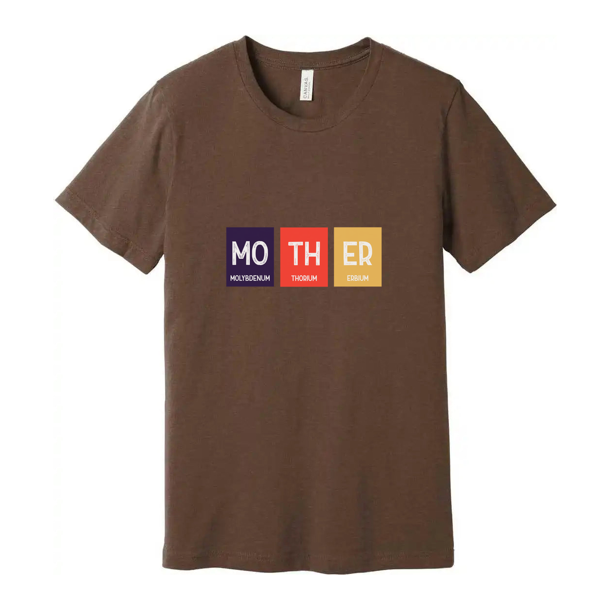 Science Themed Unisex T Shirt With Element Blocks Spelling Mother Mo Th Er For Science Lovers