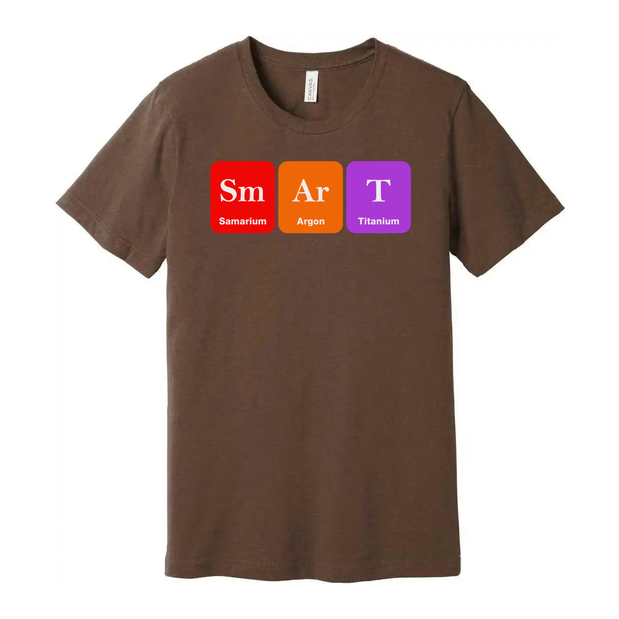 Science Themed Unisex T Shirt With Colorful Periodic Table Elements Sm Ar T Graphic