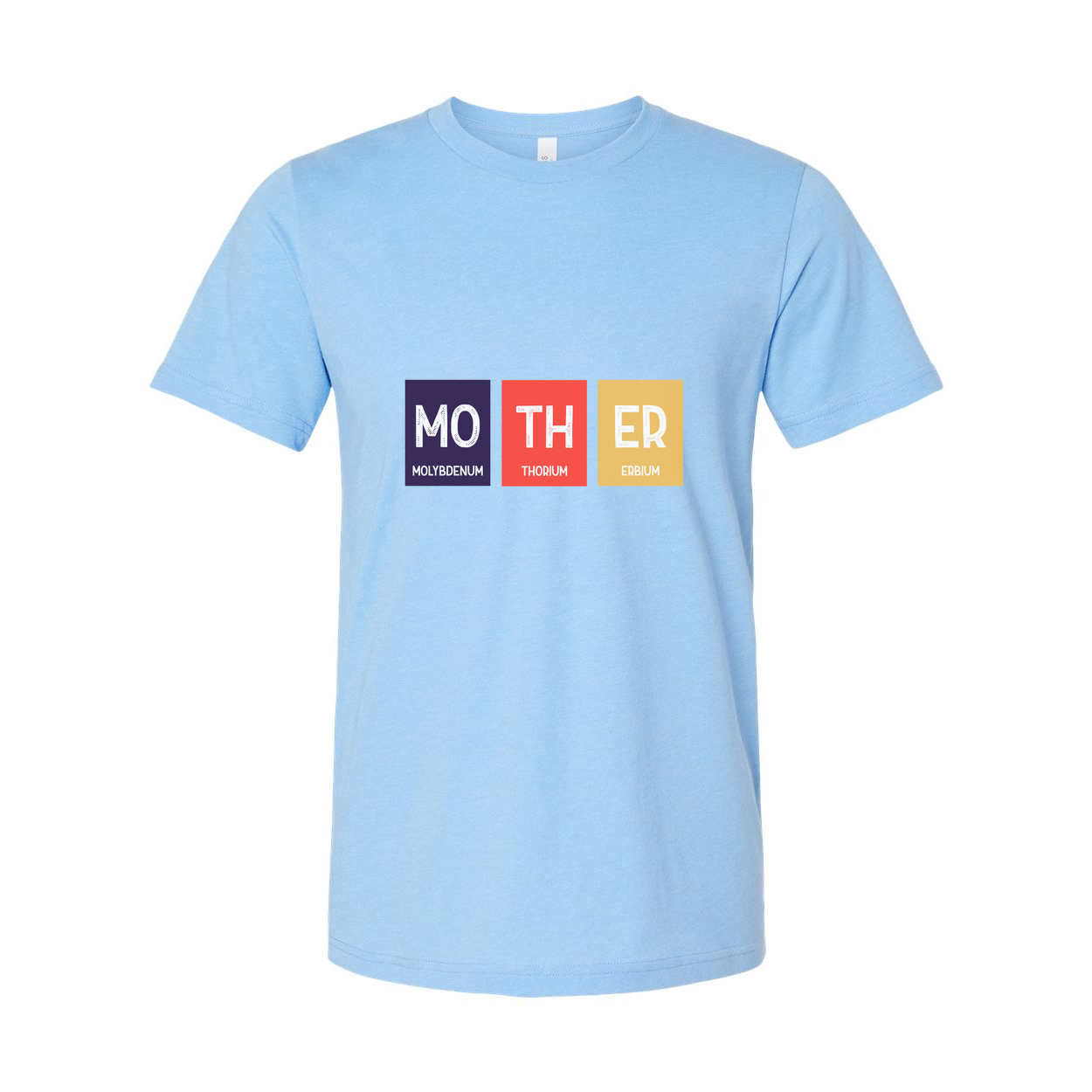 Science Themed Unisex T Shirt With Element Blocks Spelling Mother Mo Th Er For Science Lovers