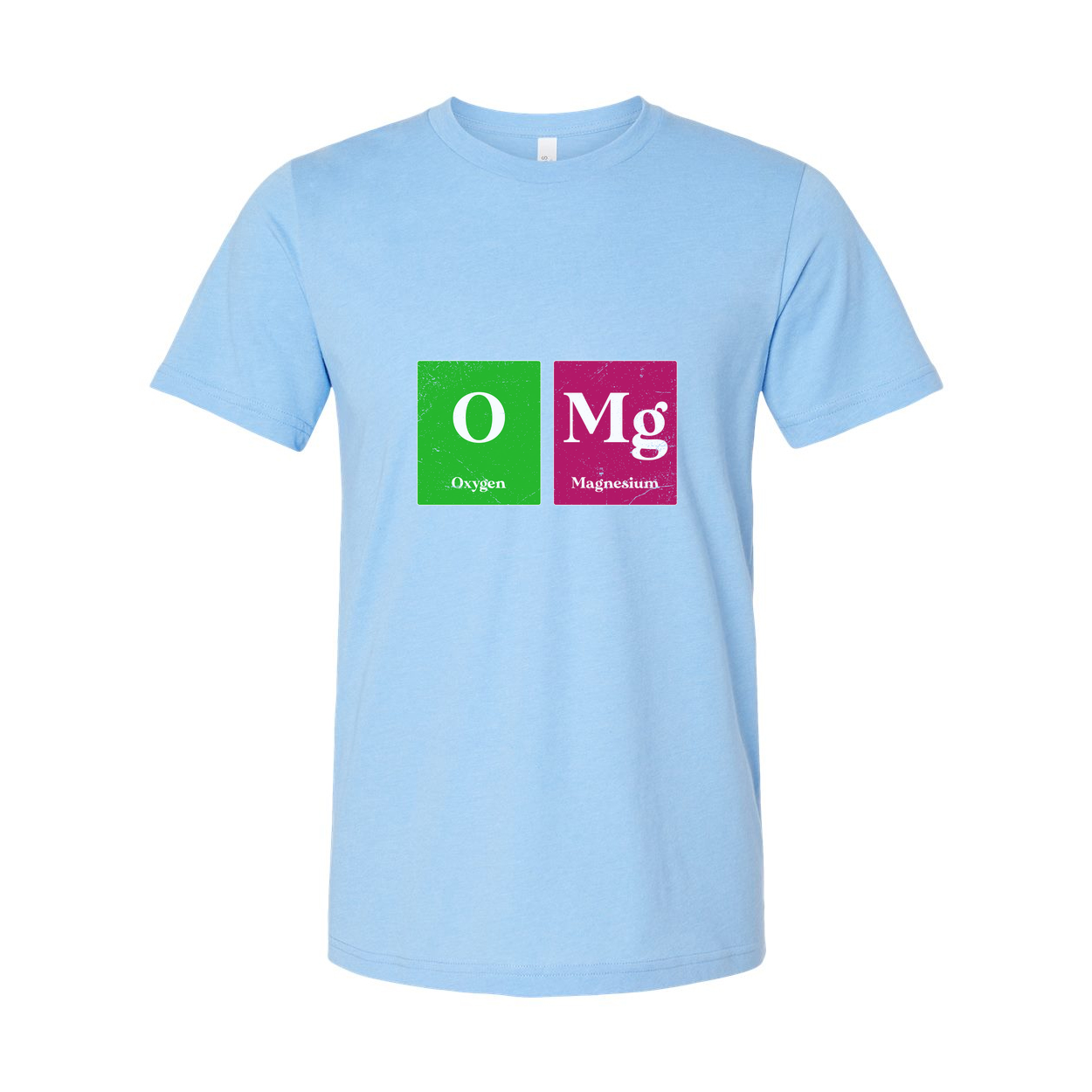 Unisex Graphic Tee With Oxygen And Magnesium Element Symbols For Science Fans And Students