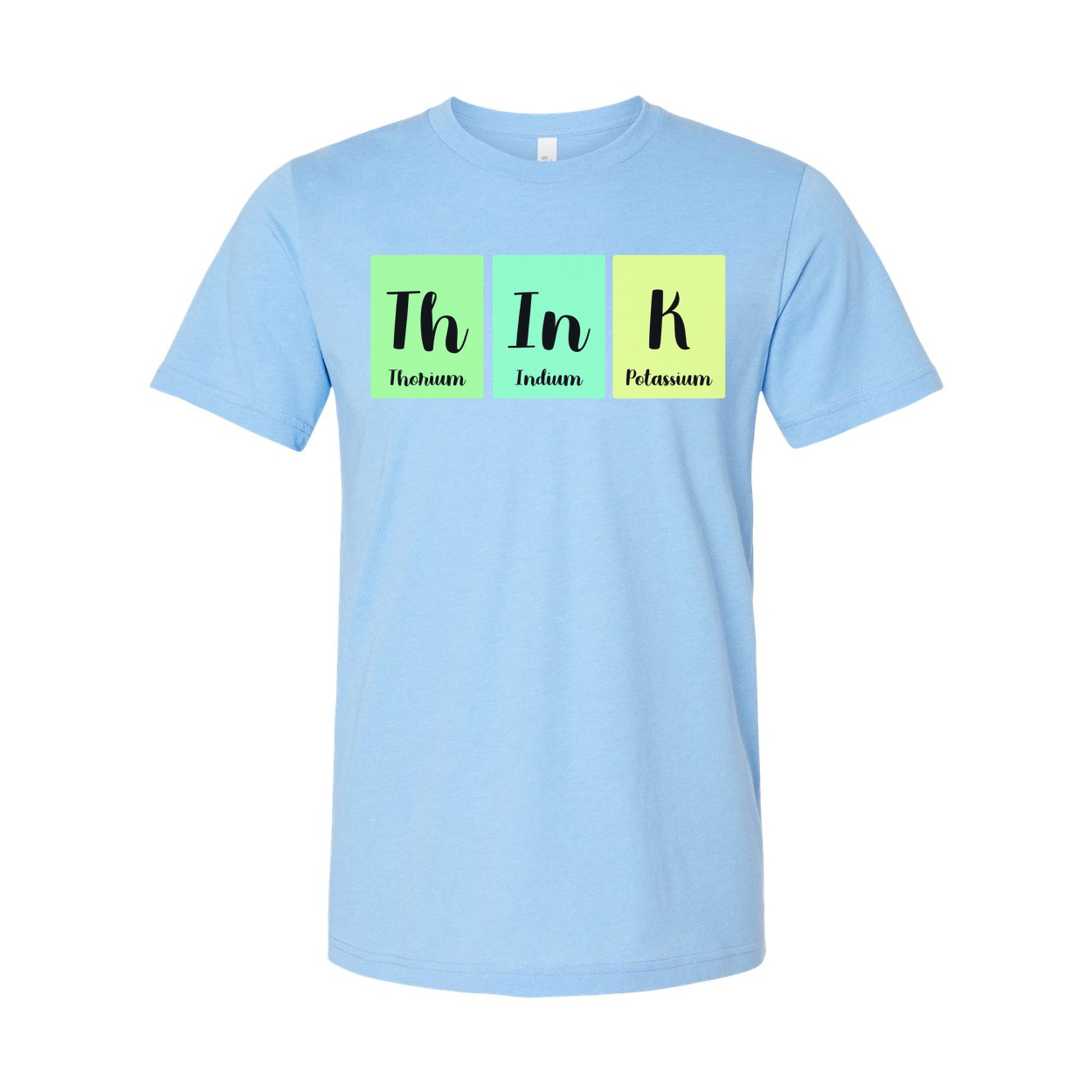 Science Themed Unisex T Shirt With Periodic Table Blocks Th In K Design For Education Enthusiasts