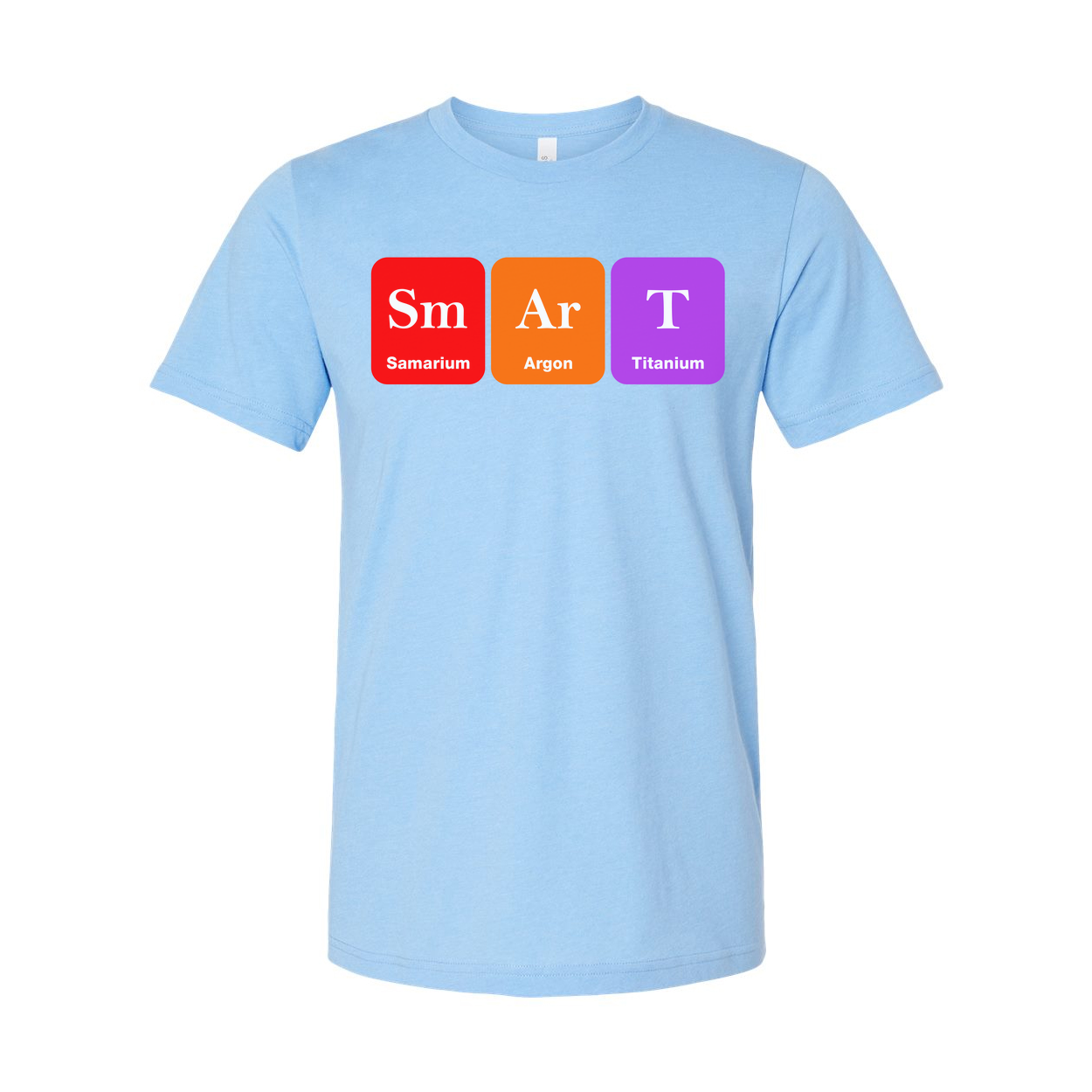 Science Themed Unisex T Shirt With Colorful Periodic Table Elements Sm Ar T Graphic