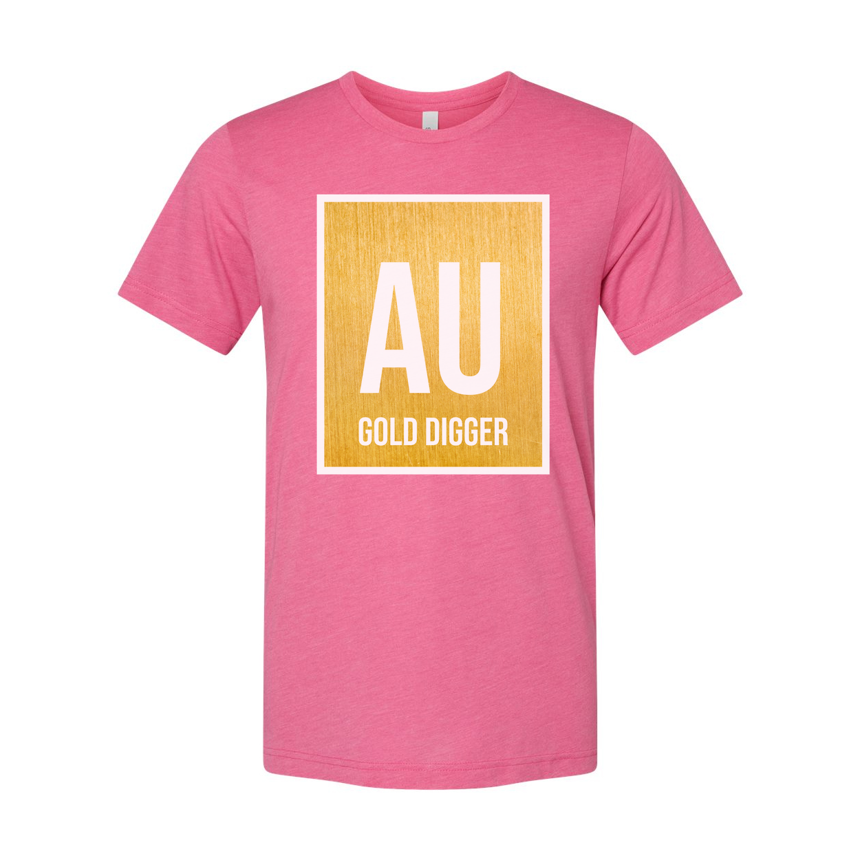 AU Gold Digger Graphic T Shirt For Unisex Short Sleeve