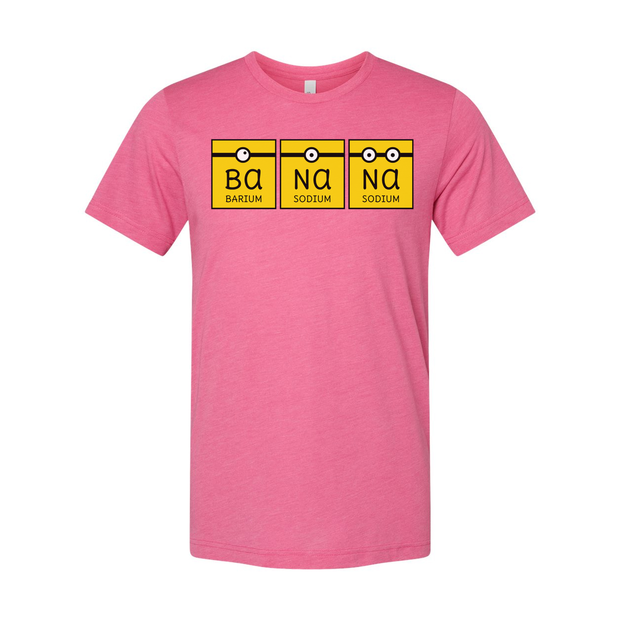 Science Periodic Table Elements Ba Na Na Graphic T Shirt for Chemistry Fans Unisex