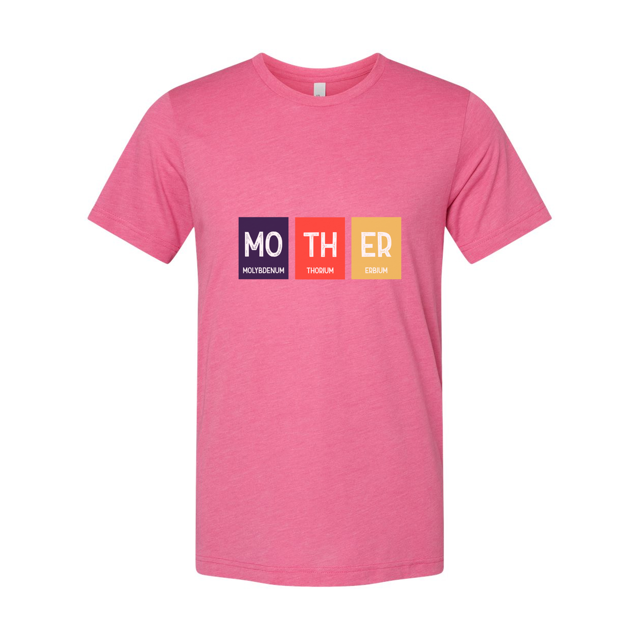 Science Themed Unisex T Shirt With Element Blocks Spelling Mother Mo Th Er For Science Lovers