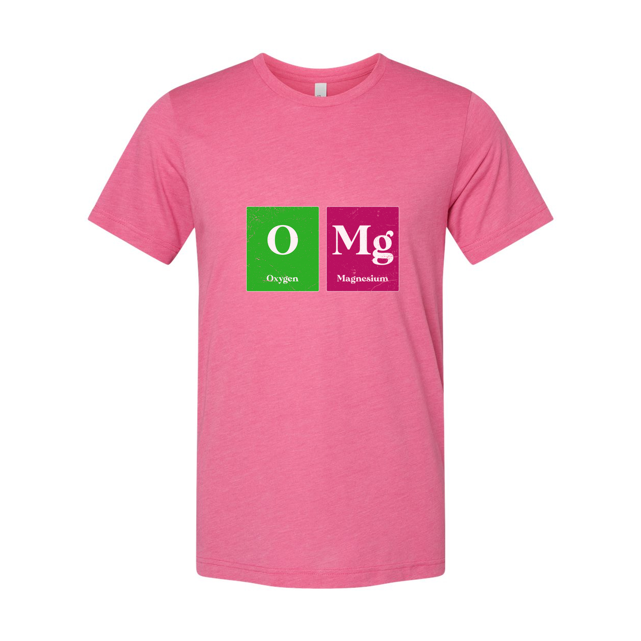 Unisex Graphic Tee With Oxygen And Magnesium Element Symbols For Science Fans And Students