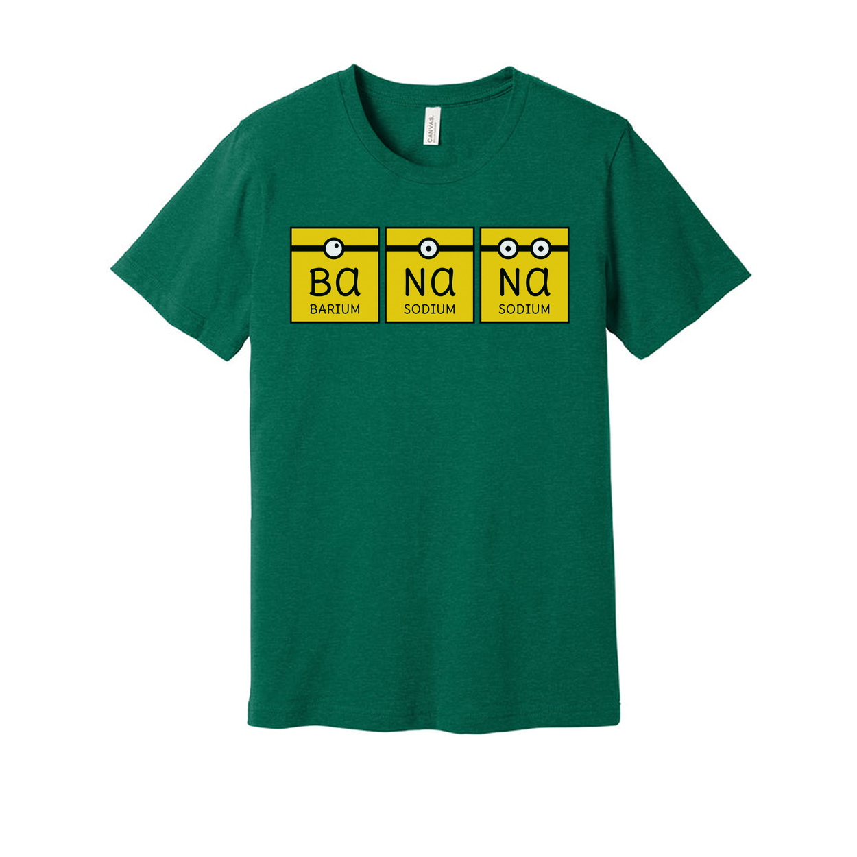 Science Periodic Table Elements Ba Na Na Graphic T Shirt for Chemistry Fans Unisex