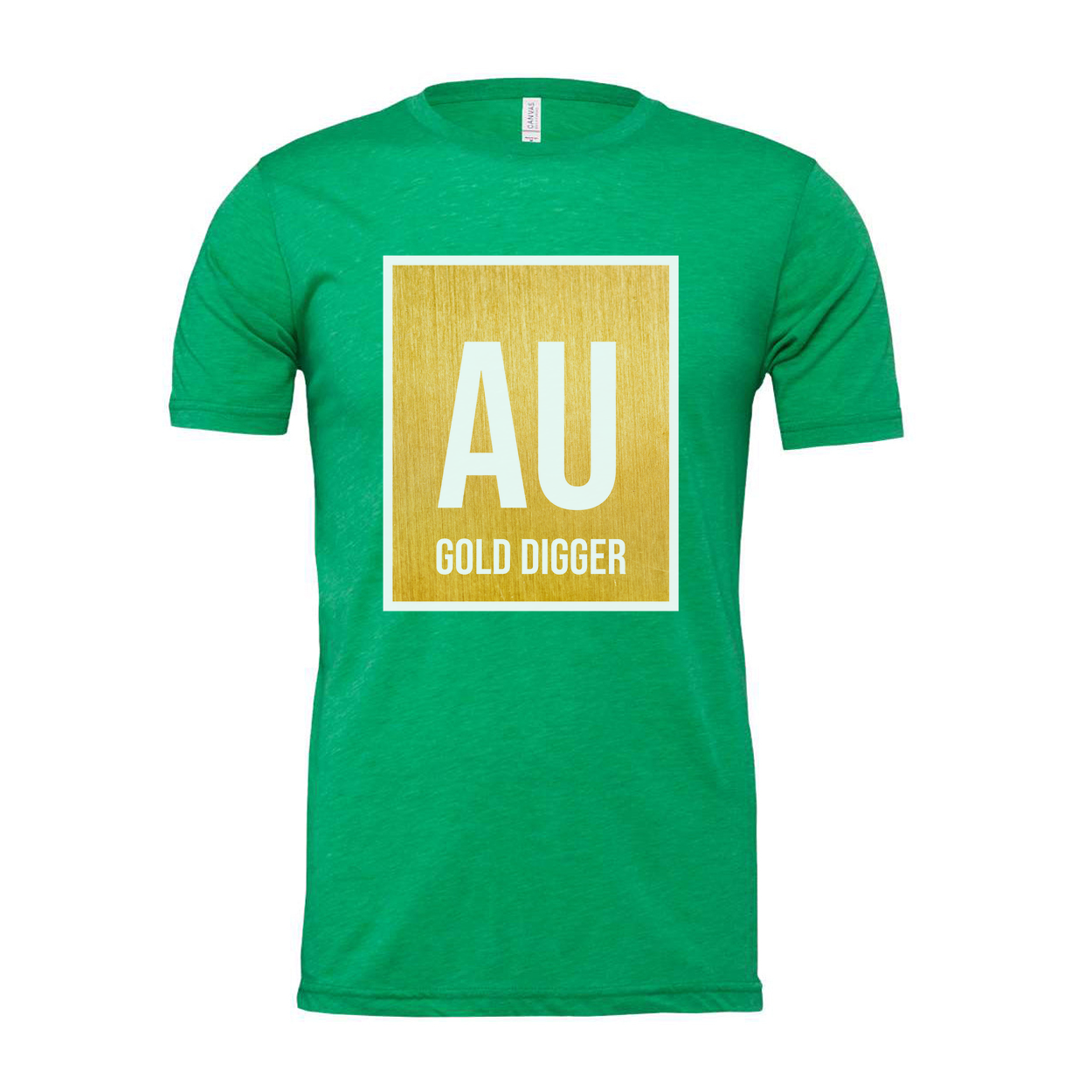 AU Gold Digger Graphic T Shirt For Unisex Short Sleeve
