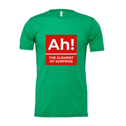 Ah The Element Of Surprise T Shirt With Red Square Parody Logo Artwork For All Science Lovers