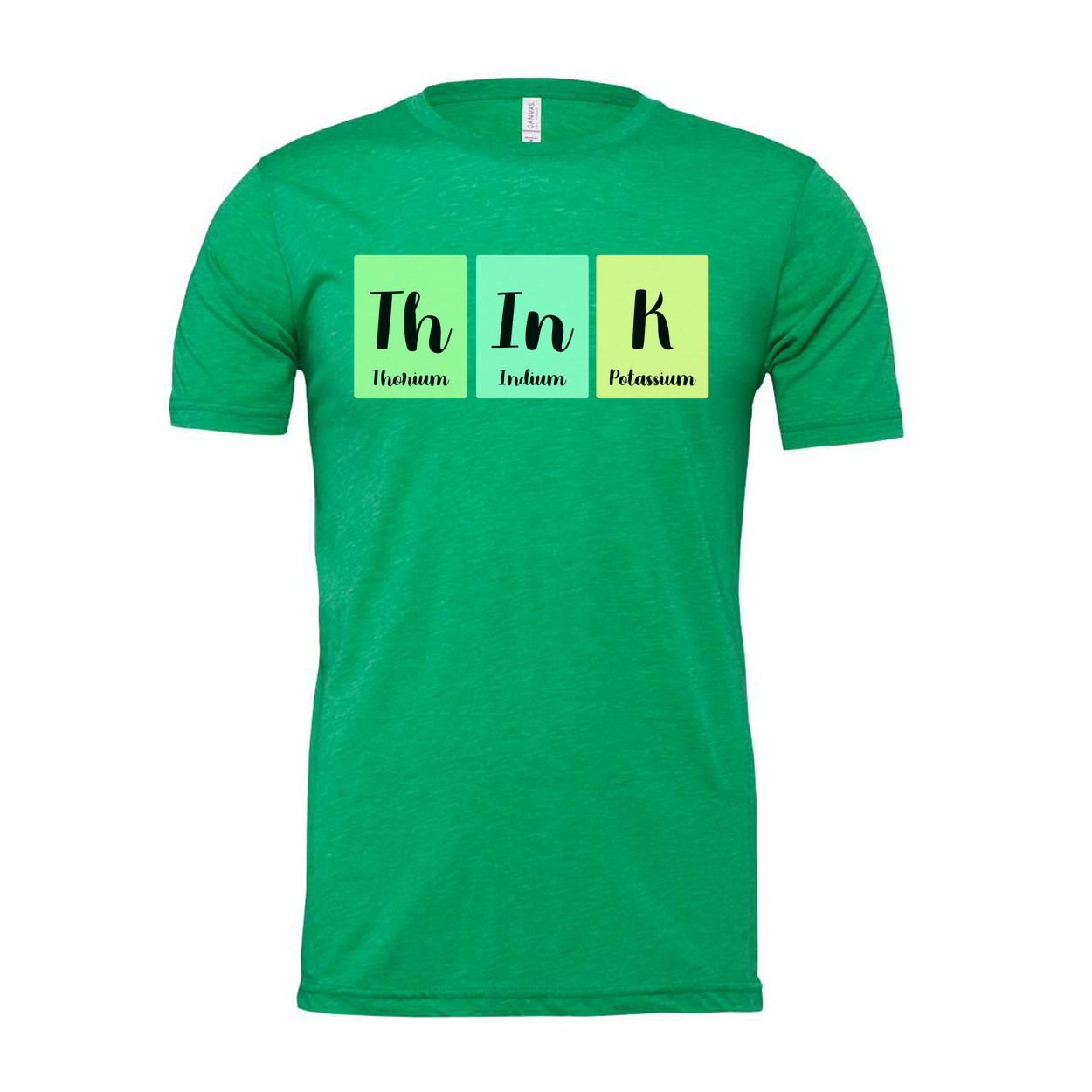 Science Themed Unisex T Shirt With Periodic Table Blocks Th In K Design For Education Enthusiasts