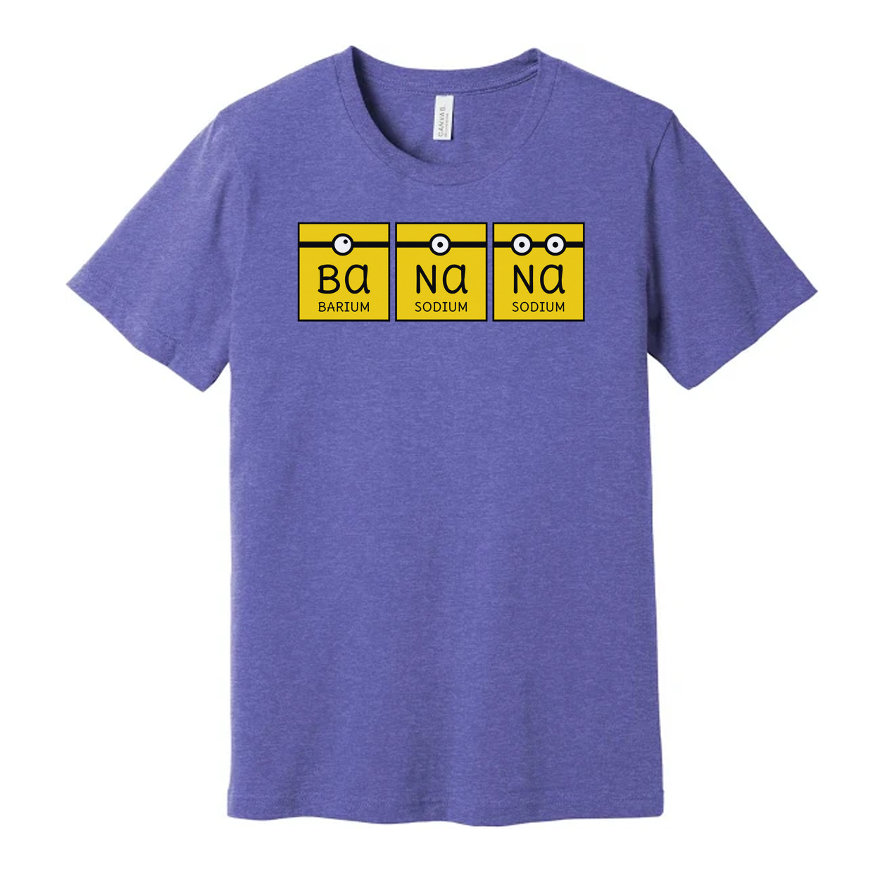 Science Periodic Table Elements Ba Na Na Graphic T Shirt for Chemistry Fans Unisex