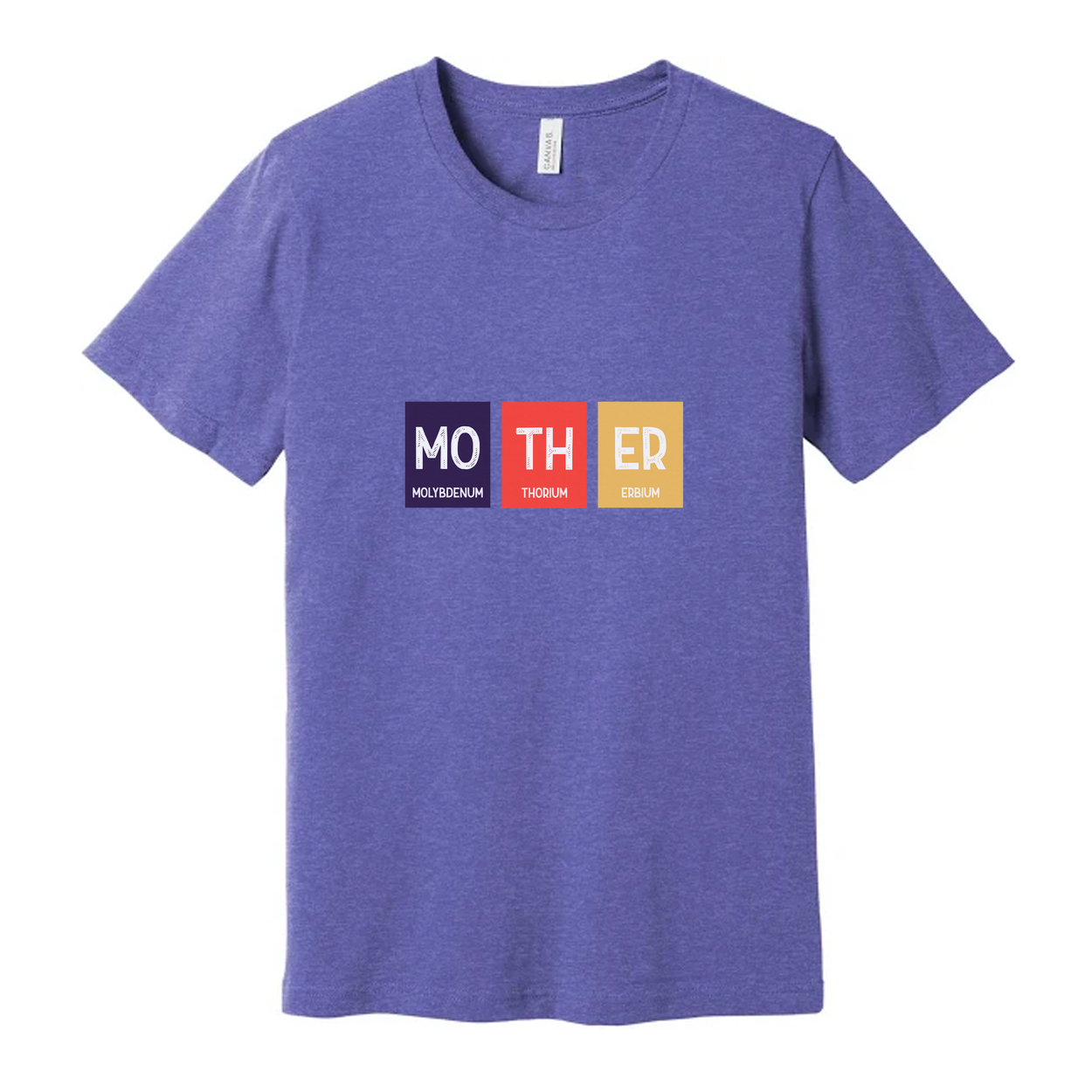 Science Themed Unisex T Shirt With Element Blocks Spelling Mother Mo Th Er For Science Lovers