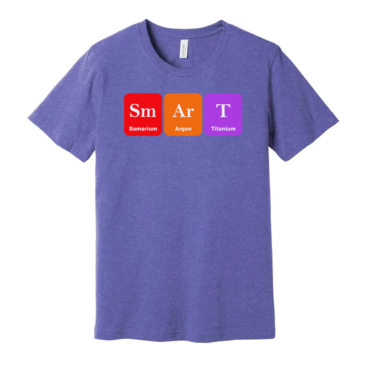 Science Themed Unisex T Shirt With Colorful Periodic Table Elements Sm Ar T Graphic