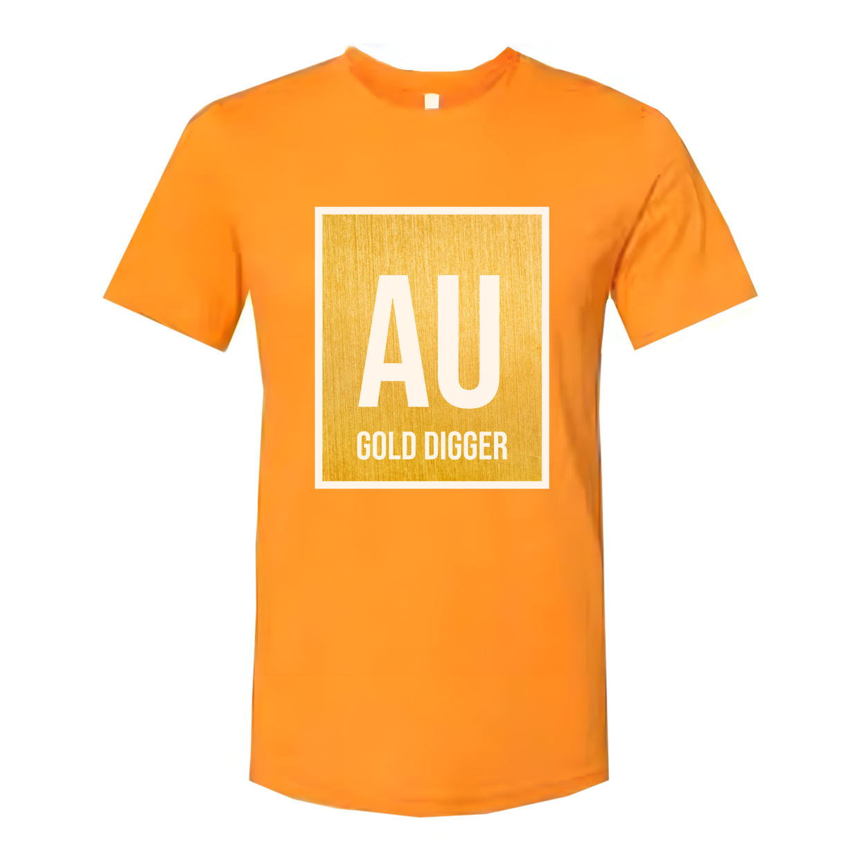 AU Gold Digger Graphic T Shirt For Unisex Short Sleeve