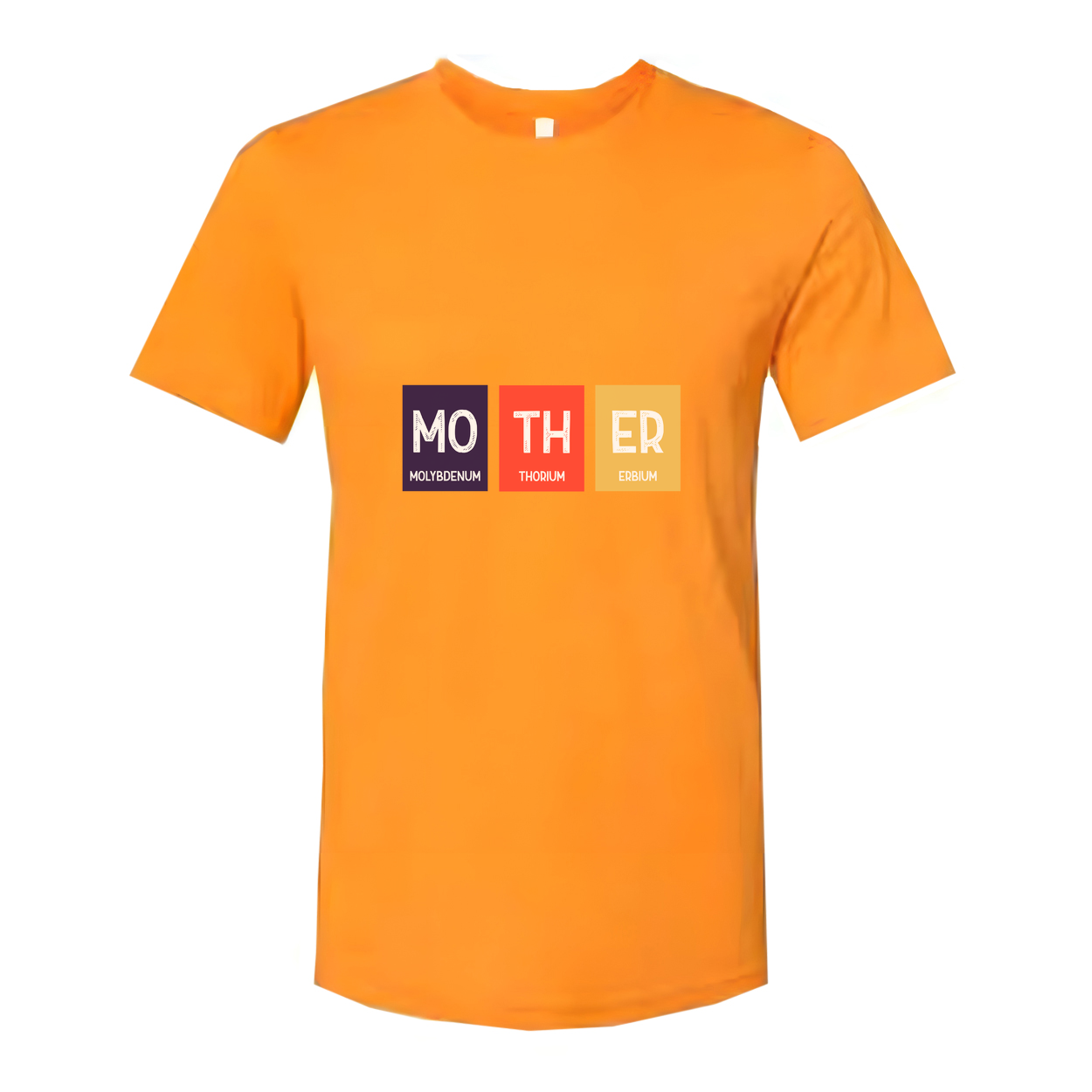 Science Themed Unisex T Shirt With Element Blocks Spelling Mother Mo Th Er For Science Lovers