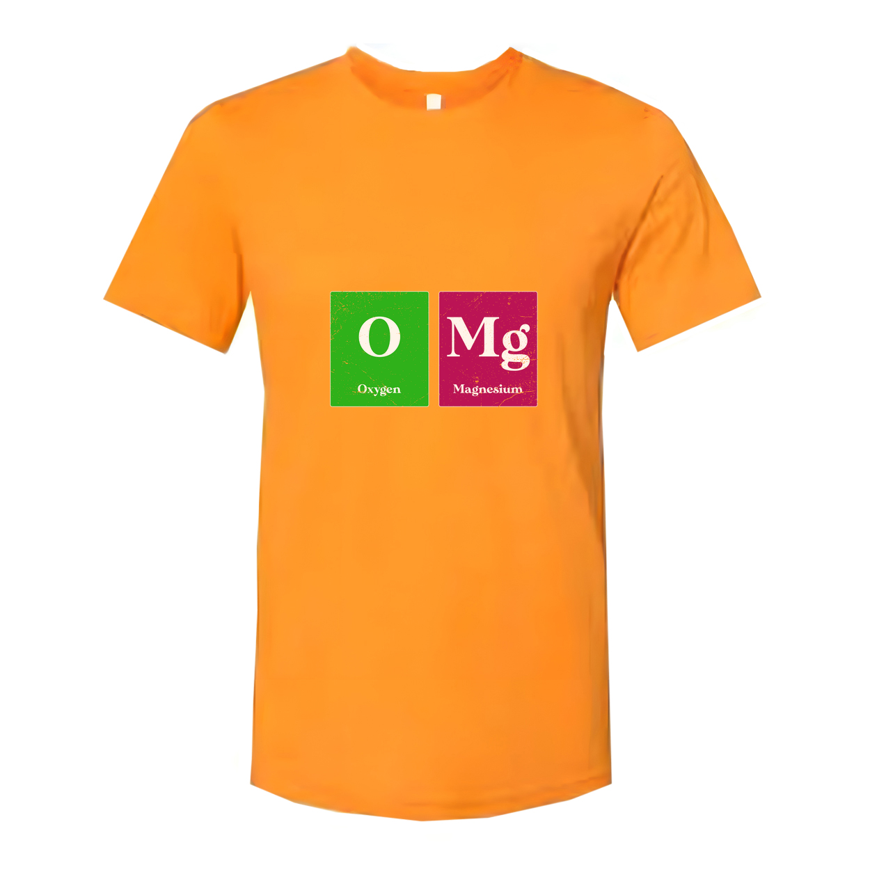 Unisex Graphic Tee With Oxygen And Magnesium Element Symbols For Science Fans And Students