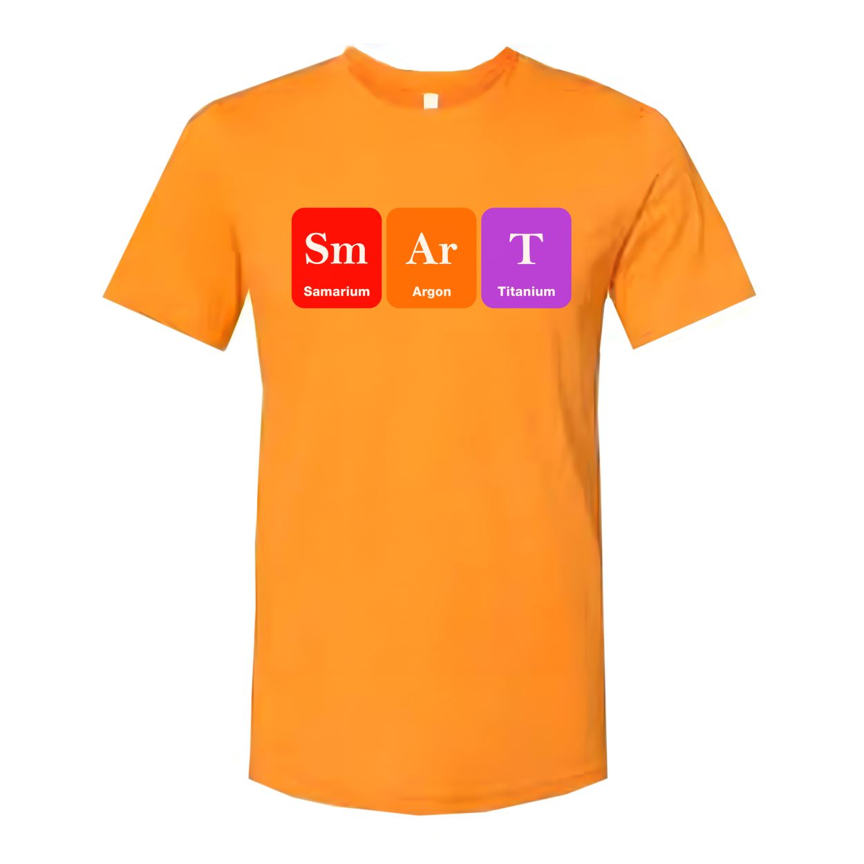 Science Themed Unisex T Shirt With Colorful Periodic Table Elements Sm Ar T Graphic