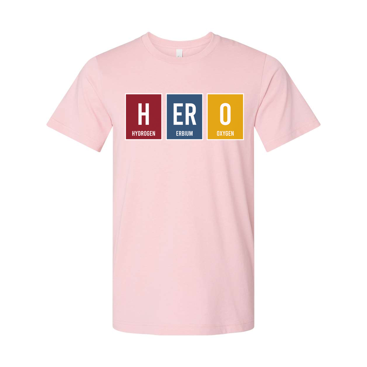 Hero Elements Chemistry Unisex T-Shirt With Hydrogen Erbium Oxygen Graphic