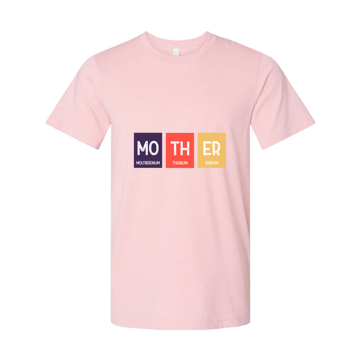 Science Themed Unisex T Shirt With Element Blocks Spelling Mother Mo Th Er For Science Lovers