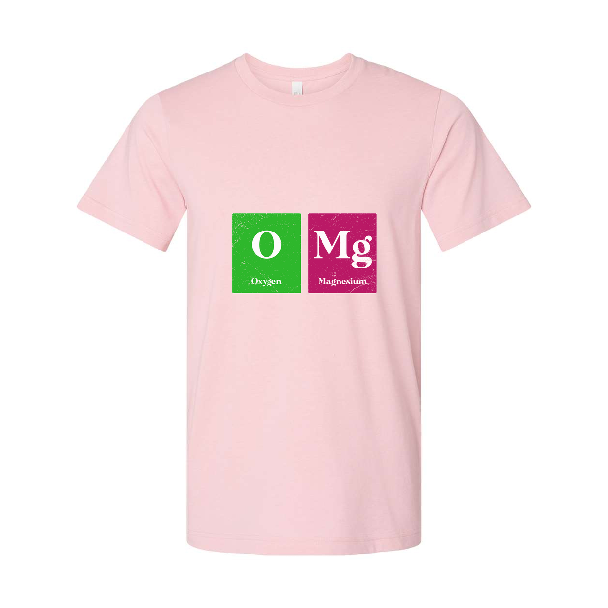 Unisex Graphic Tee With Oxygen And Magnesium Element Symbols For Science Fans And Students