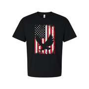 Unisex American Flag Dove Graphic T Shirt