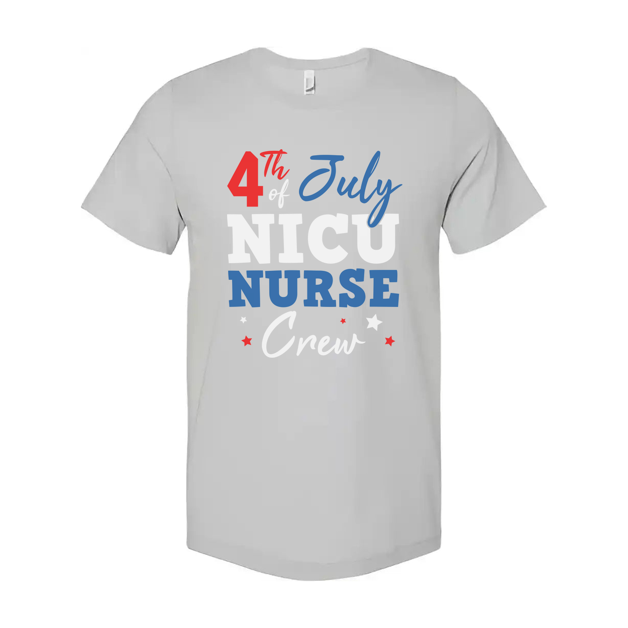 4th Of July NICU Nurse Crew T Shirt