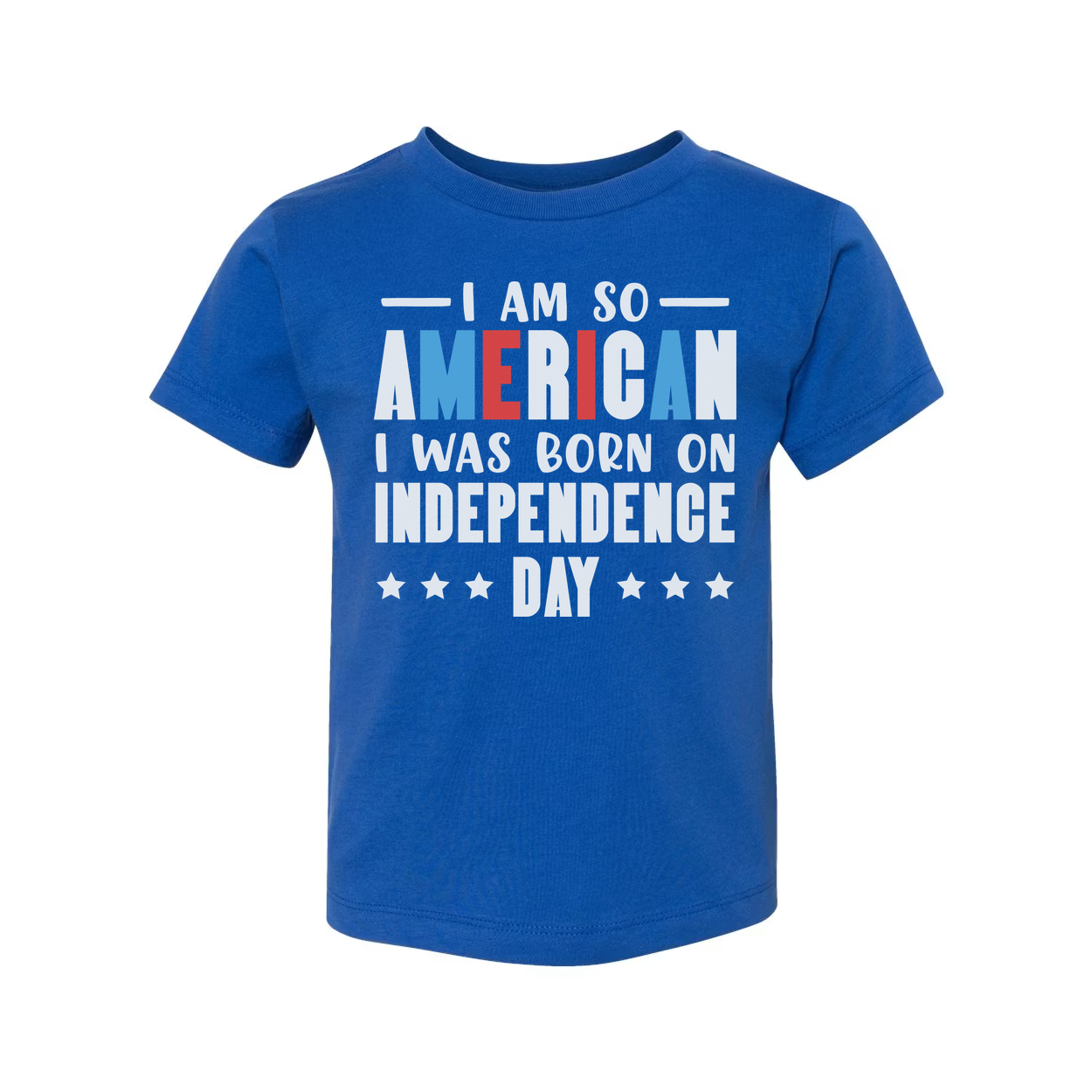 I Am So American I Was Born On Independence Day Unisex Graphic Tee Shirt For Men And Women