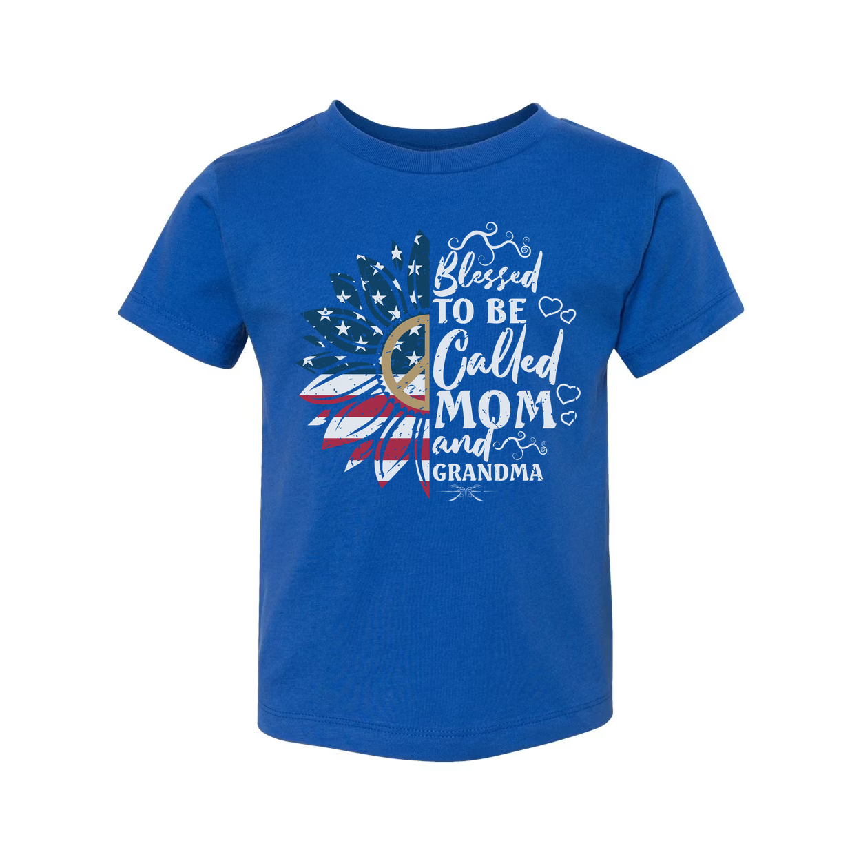 Unisex Patriotic Sunburst T Shirt With USA Flag Elements For Moms And Grandmas Worldwide