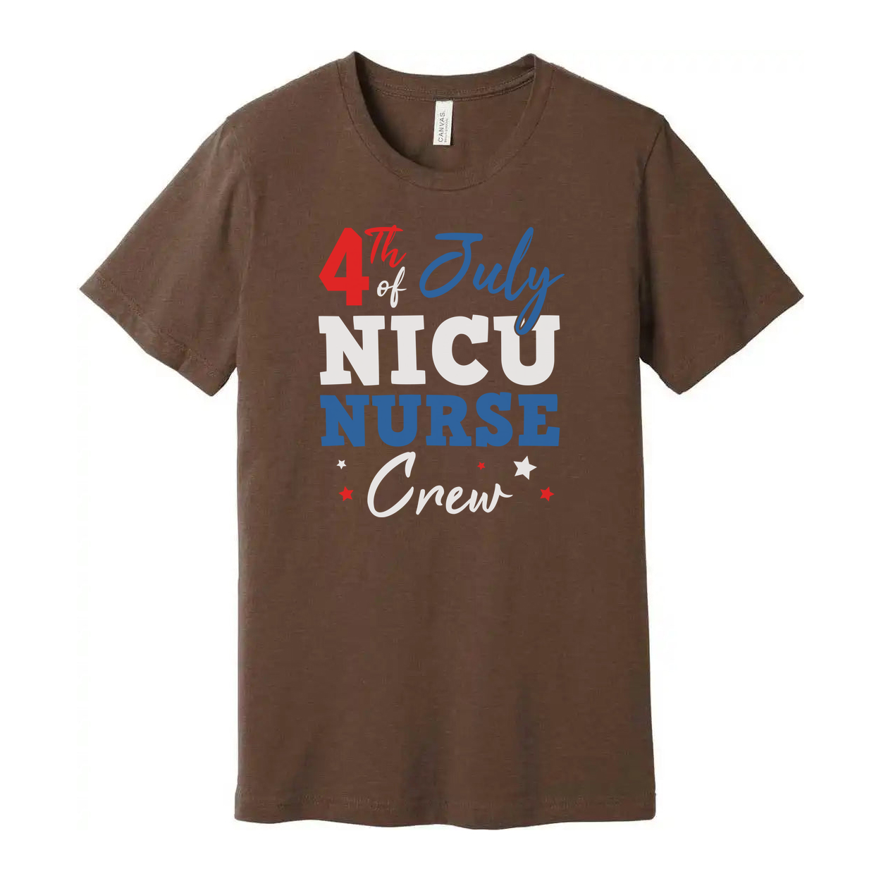 4th Of July NICU Nurse Crew T Shirt