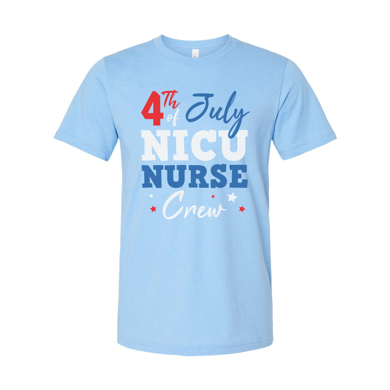 4th Of July NICU Nurse Crew T Shirt