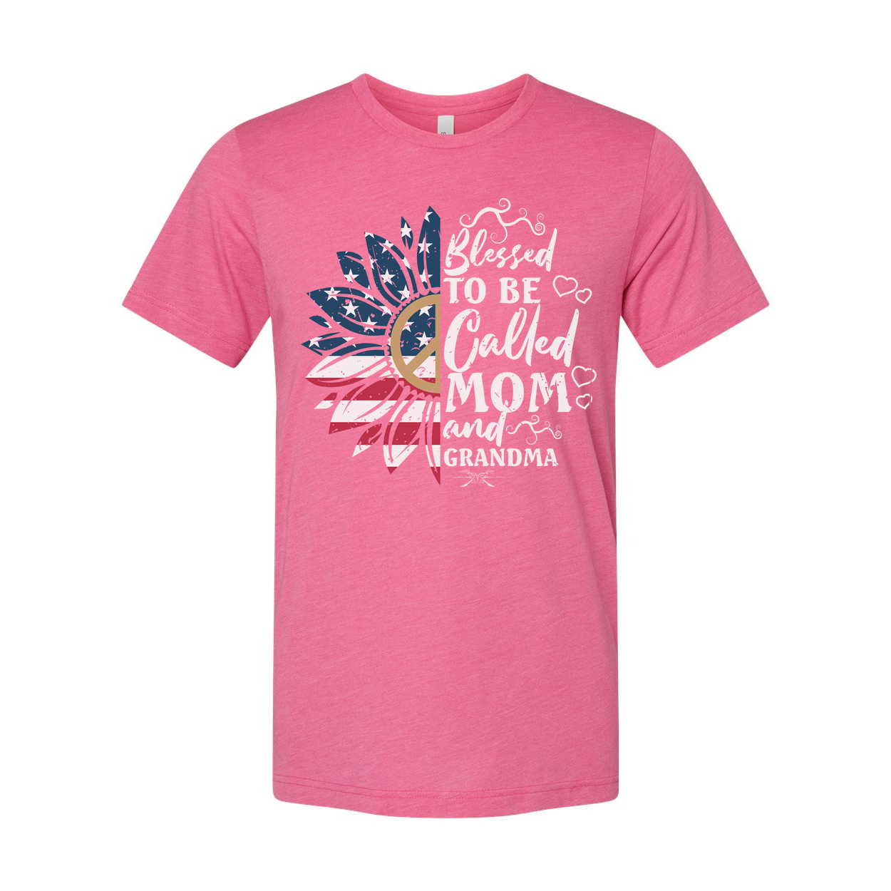 Unisex Patriotic Sunburst T Shirt With USA Flag Elements For Moms And Grandmas Worldwide