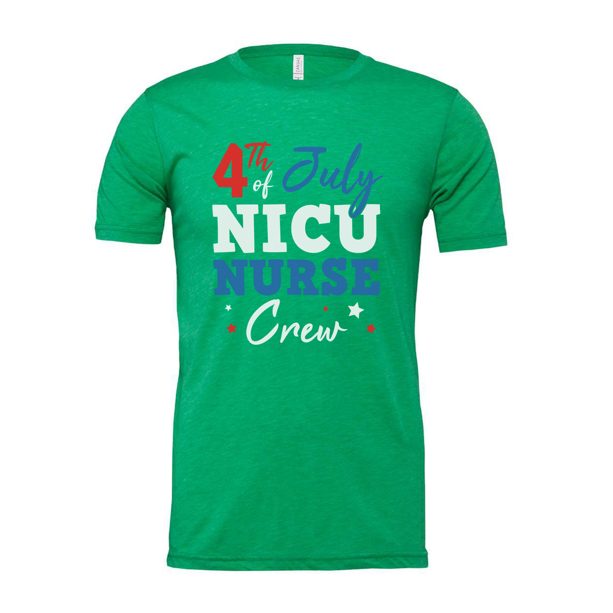 4th Of July NICU Nurse Crew T Shirt