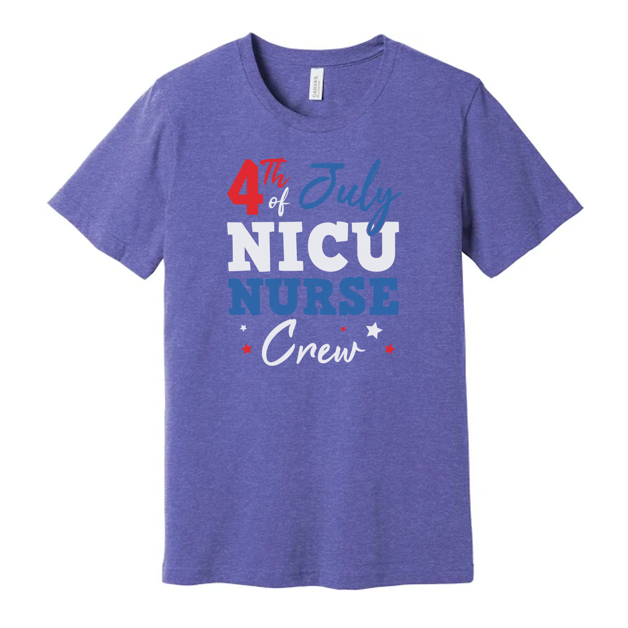4th Of July NICU Nurse Crew T Shirt