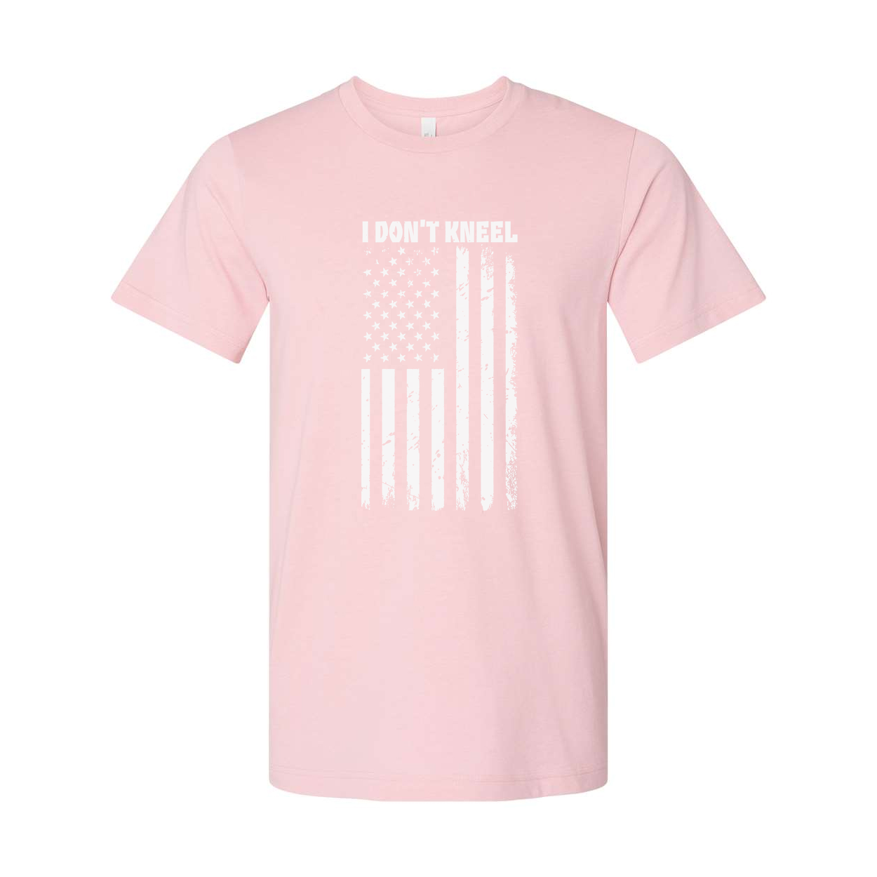I Don't Kneel American Flag Graphic T Shirt Unisex Distressed Patriotic Tee For All Seasons