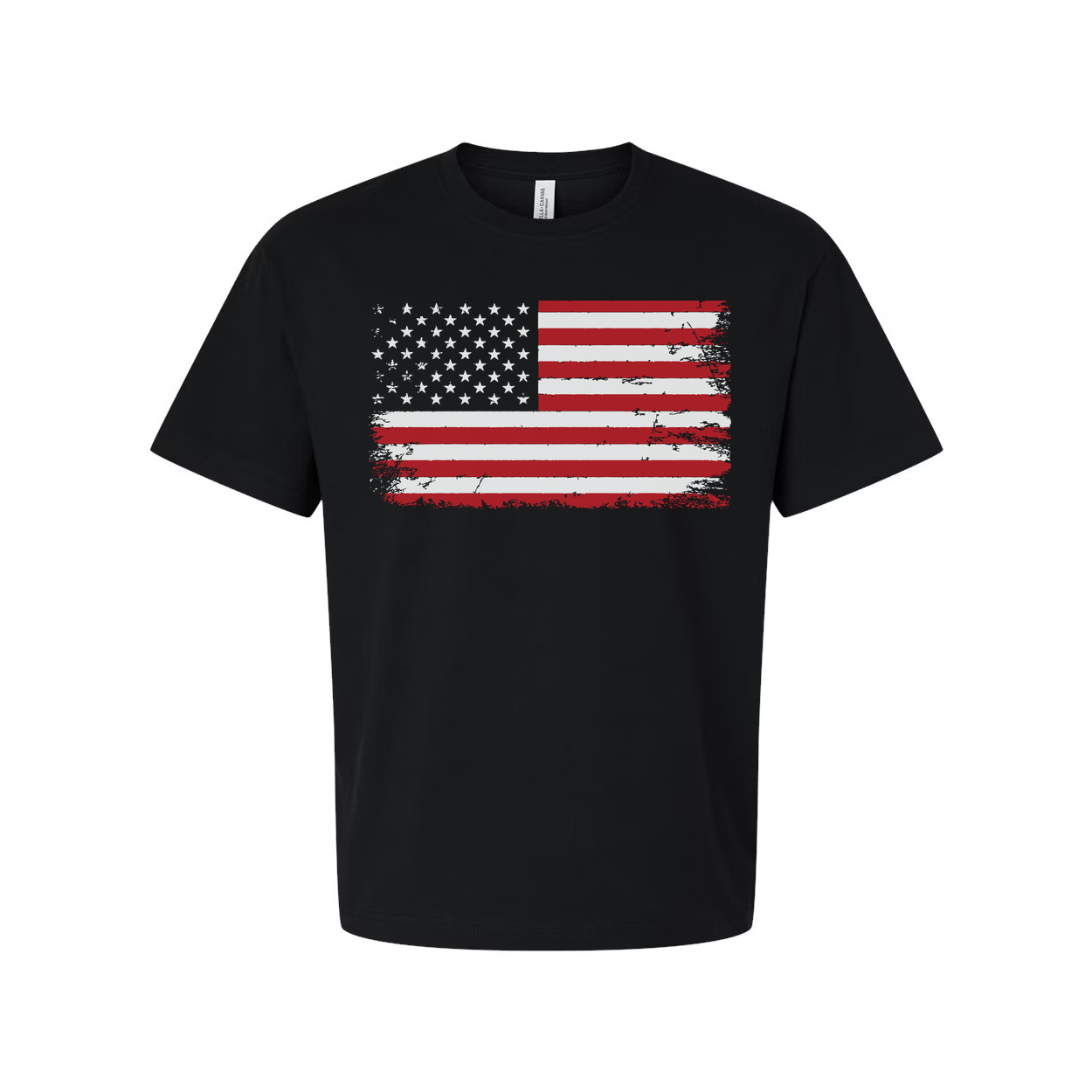 Unisex American Flag Distressed Graphic T Shirt