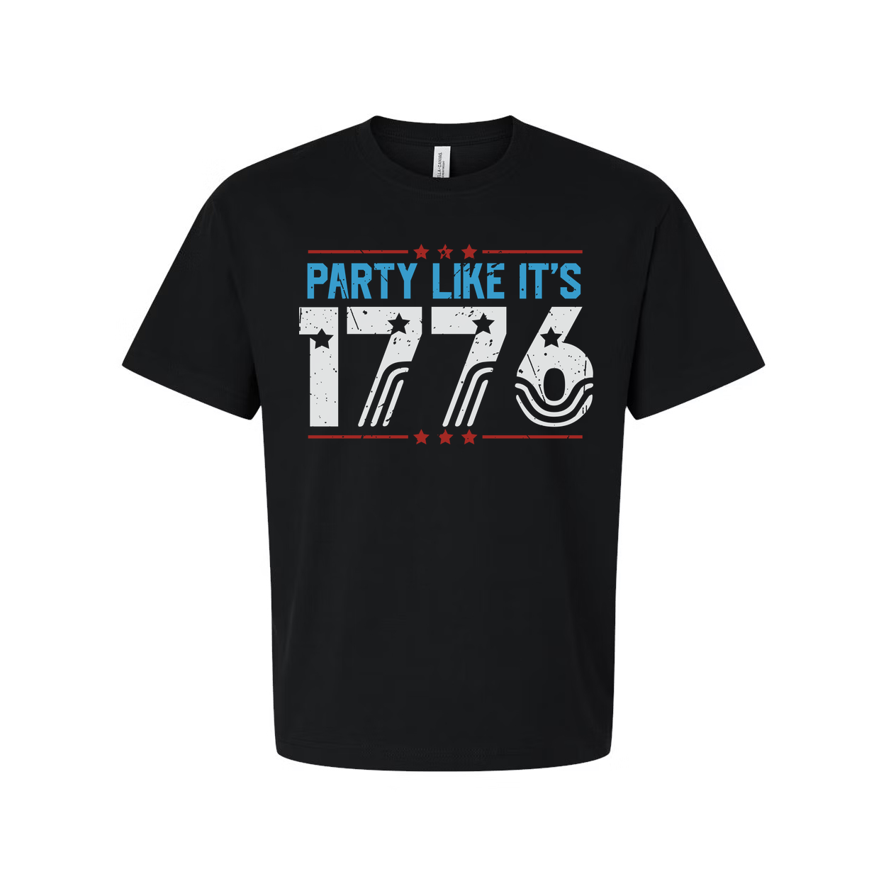 Unisex Patriotic Graphic Tee Party Like It's 1776