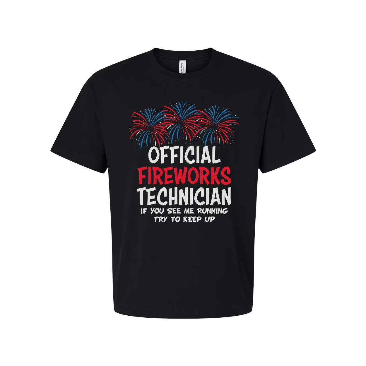 Official Fireworks Technician Graphic Unisex Tee