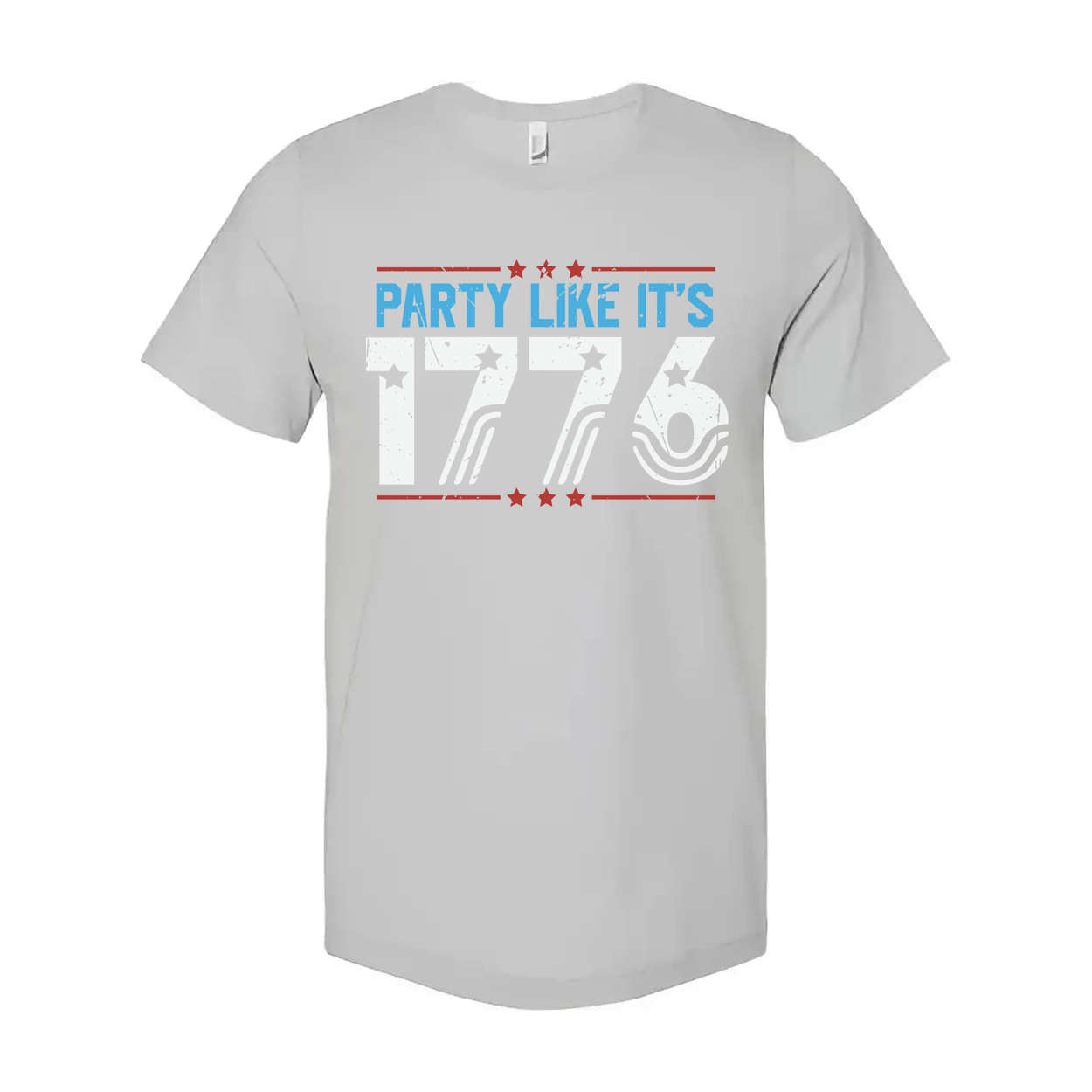 Unisex Patriotic Graphic Tee Party Like It's 1776