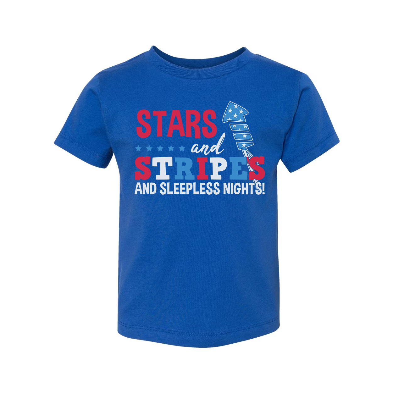 Unisex Stars and Stripes Graphic T-Shirt With Flag Design