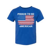 Unisex Patriotic American Flag Graphic Tee Shirt With Distressed Flag Design Artwork