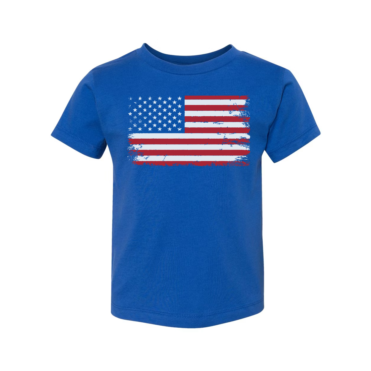 Unisex American Flag Distressed Graphic T Shirt