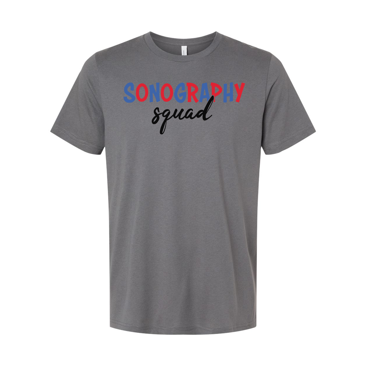 Sonography Squad Graphic Tee For Medical Imaging Professionals Unisex Comfort Fit Shirt