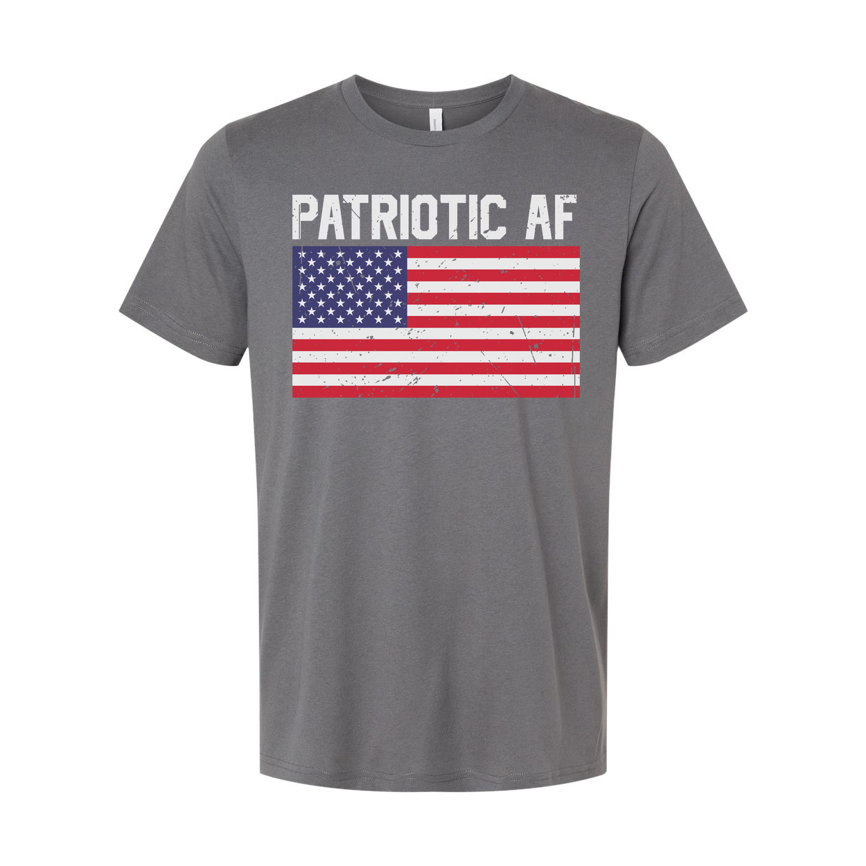 Patriotic AF American Flag Graphic Tee