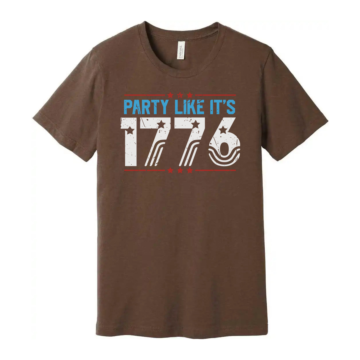 Unisex Patriotic Graphic Tee Party Like It's 1776