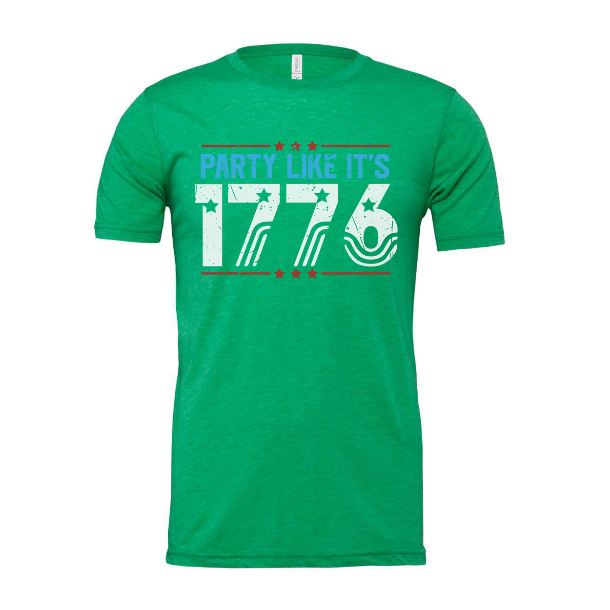 Unisex Patriotic Graphic Tee Party Like It's 1776
