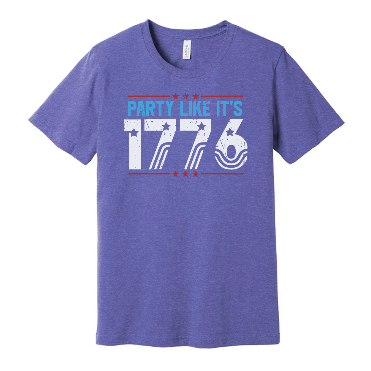 Unisex Patriotic Graphic Tee Party Like It's 1776