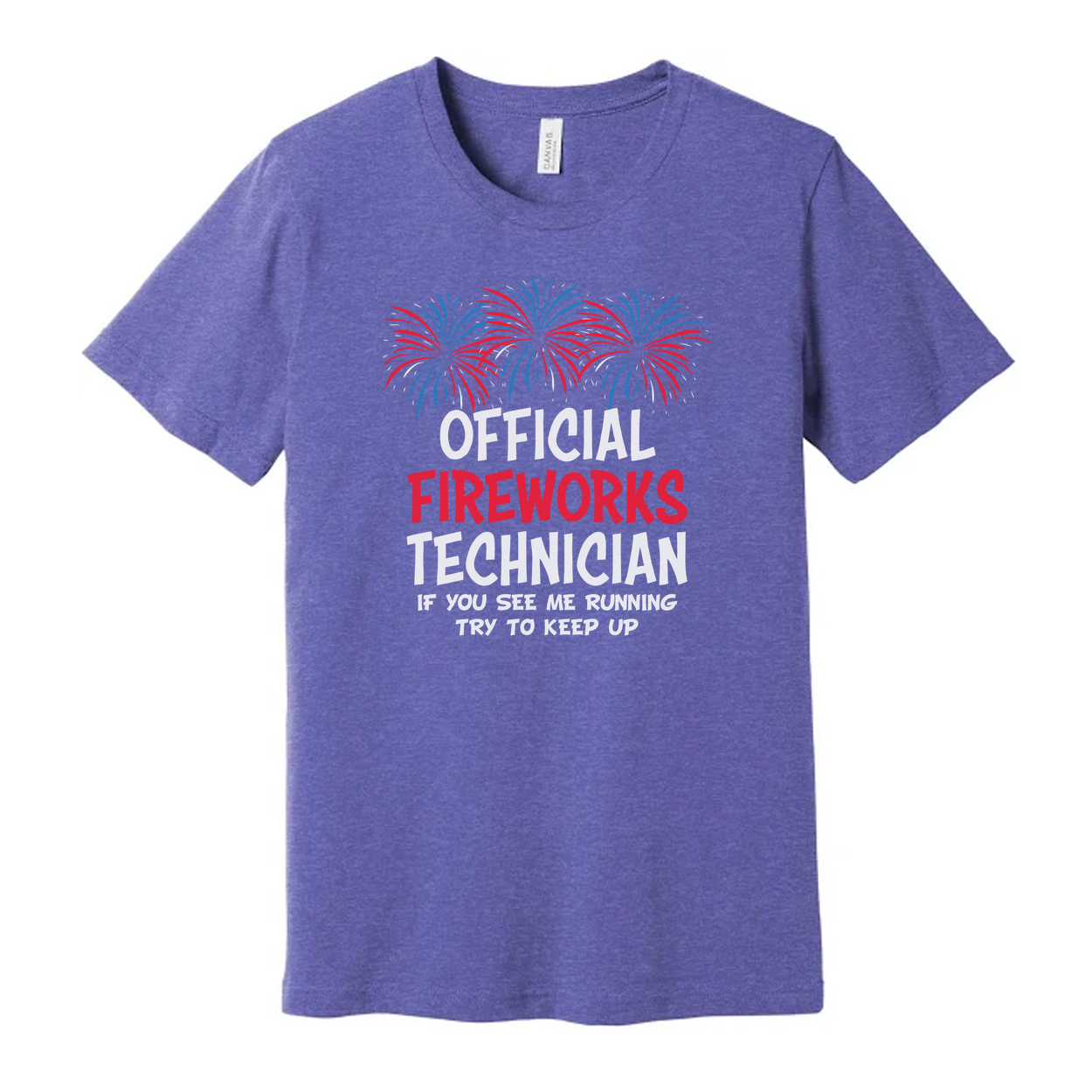 Official Fireworks Technician Graphic Unisex Tee