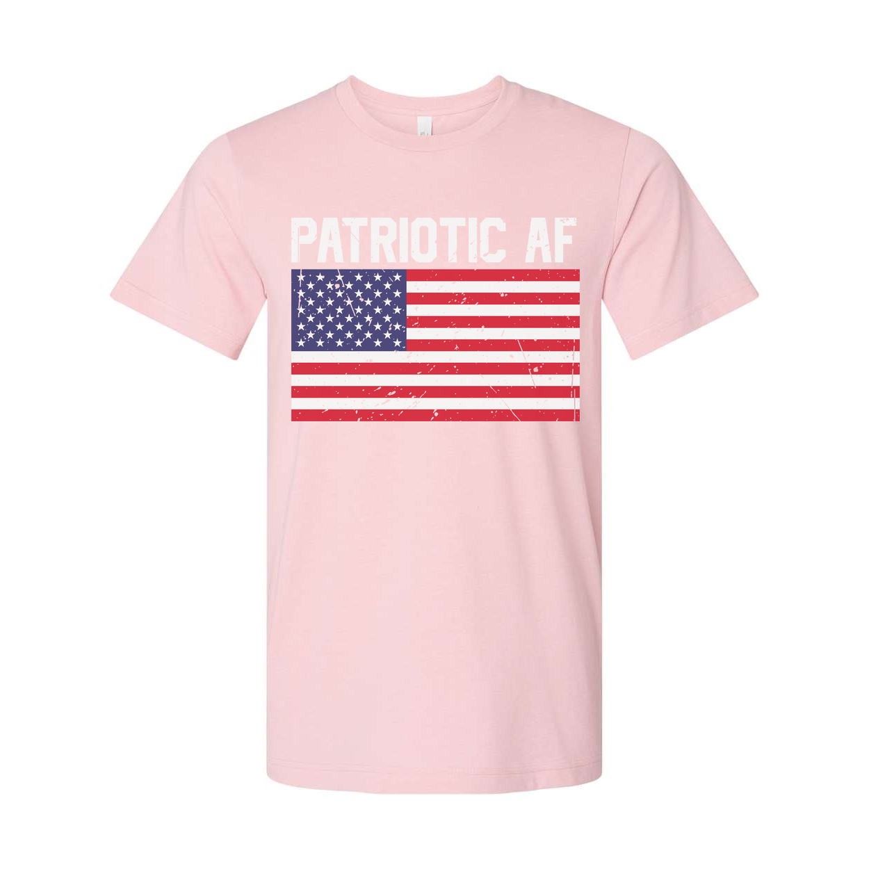Patriotic AF American Flag Graphic Tee