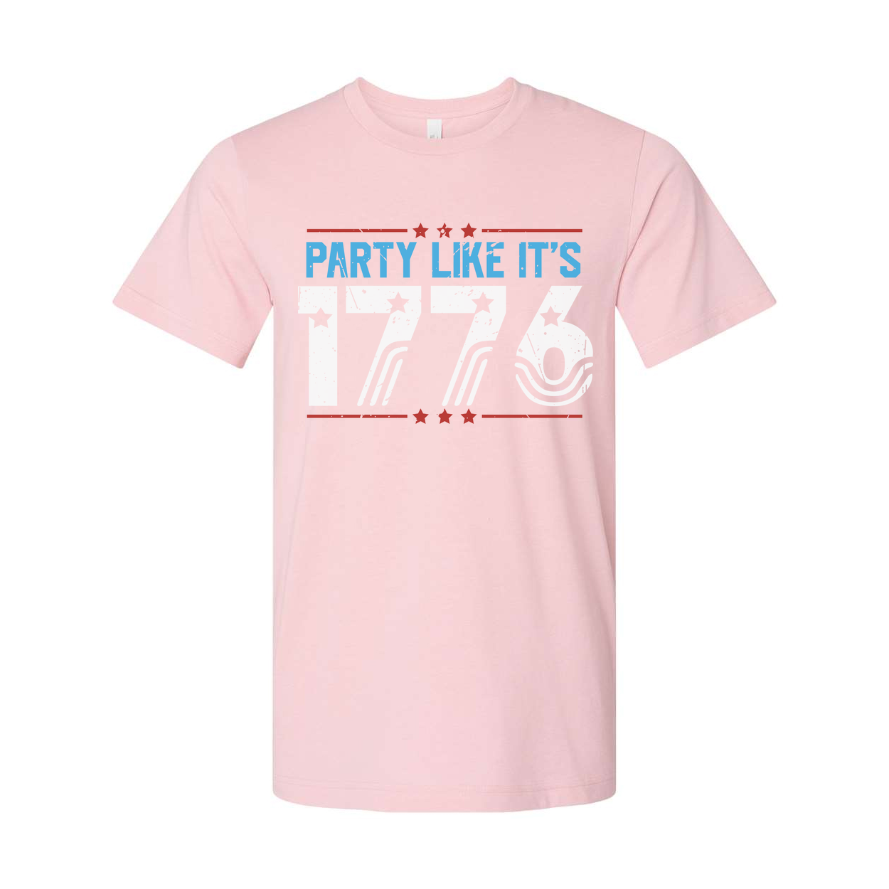 Unisex Patriotic Graphic Tee Party Like It's 1776