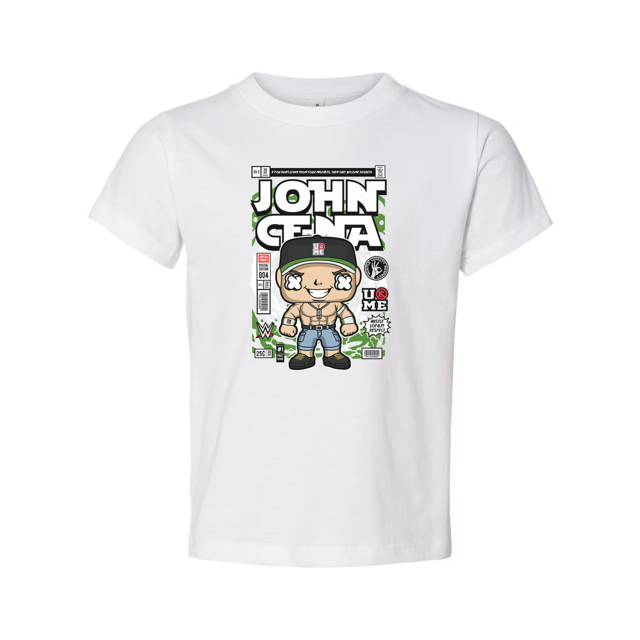John Cena Cartoon Comic Book Style Graphic Tee For Men And Women Unisex Shirt With Artwork